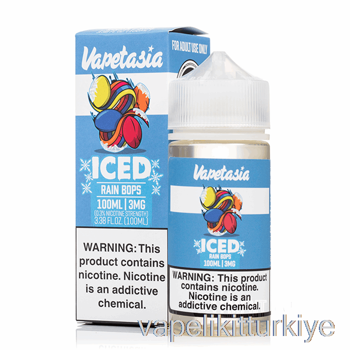 Vape Likit Buzlu Yağmur Bops - Vapetasia - 100ml 3mg